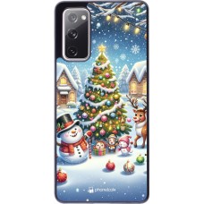 Samsung Galaxy S20 FE 5G Case Hülle - Weihnachten 2023 Schneemann und Tannenbaum