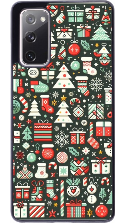 Samsung Galaxy S20 FE 5G Case Hülle - Weihnachten 2023 Flachmuster