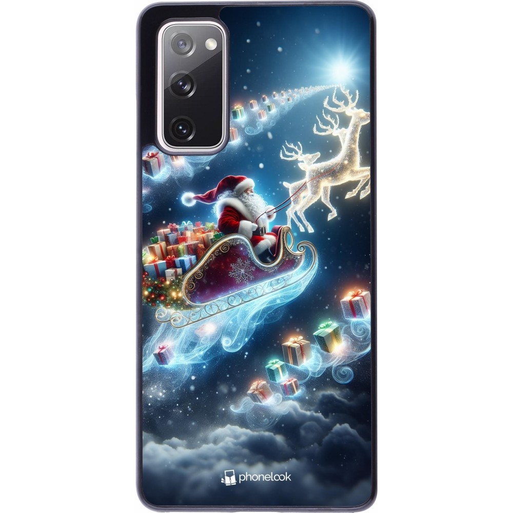 Coque Samsung Galaxy S20 FE 5G - Noël 2023 Père Noël enchanté
