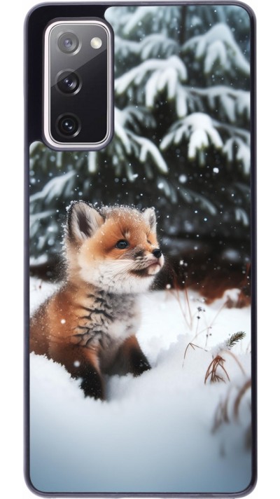 Coque Samsung Galaxy S20 FE 5G - Noël 2023 Renardeau sapin