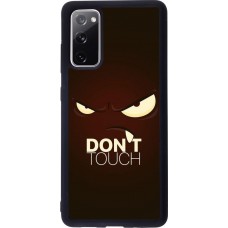 Hülle Samsung Galaxy S20 FE - Silikon schwarz Angry Dont Touch