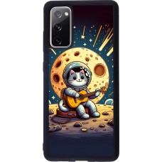 Samsung Galaxy S20 FE 5G Case Hülle - Silikon schwarz AstroKatze RockMond