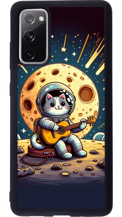 Samsung Galaxy S20 FE 5G Case Hülle - Silikon schwarz AstroKatze RockMond