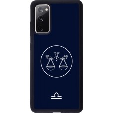 Samsung Galaxy S20 FE 5G Case Hülle - Silikon schwarz Astrologie Waage
