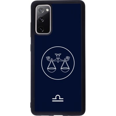 Samsung Galaxy S20 FE 5G Case Hülle - Silikon schwarz Astrologie Waage