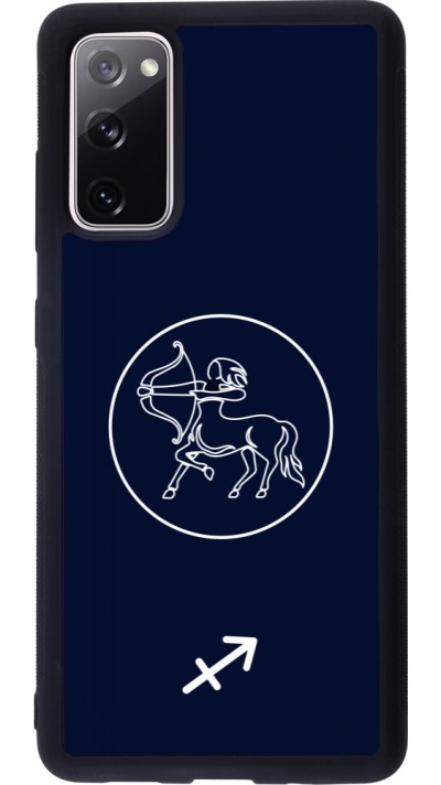 Samsung Galaxy S20 FE 5G Case Hülle - Silikon schwarz Astrologie Schütze
