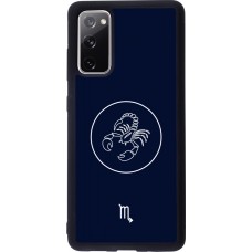 Samsung Galaxy S20 FE 5G Case Hülle - Silikon schwarz Astrologie Skorpion