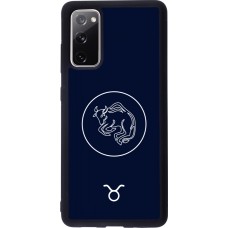 Samsung Galaxy S20 FE 5G Case Hülle - Silikon schwarz Astrologie Stier