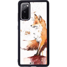 Coque Samsung Galaxy S20 FE - Silicone rigide noir Autumn 21 Fox