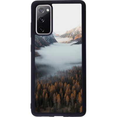 Samsung Galaxy S20 FE 5G Case Hülle - Silikon schwarz Autumn 22 forest lanscape