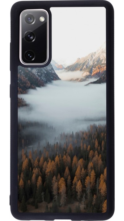Samsung Galaxy S20 FE 5G Case Hülle - Silikon schwarz Autumn 22 forest lanscape