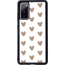 Samsung Galaxy S20 FE 5G Case Hülle - Silikon schwarz Autumn 2024 brown hearts