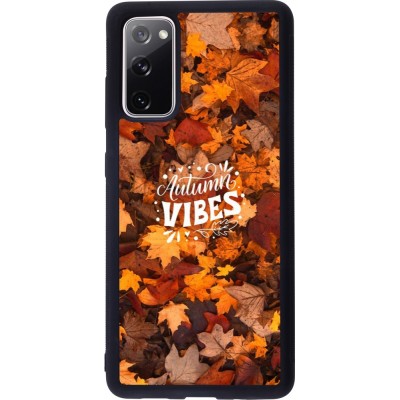 Coque Samsung Galaxy S20 FE 5G - Silicone rigide noir Autumn 25 Autumn vibes