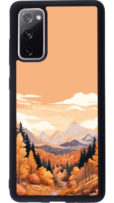 Samsung Galaxy S20 FE 5G Case Hülle - Silikon schwarz Autumn 25 Mountains