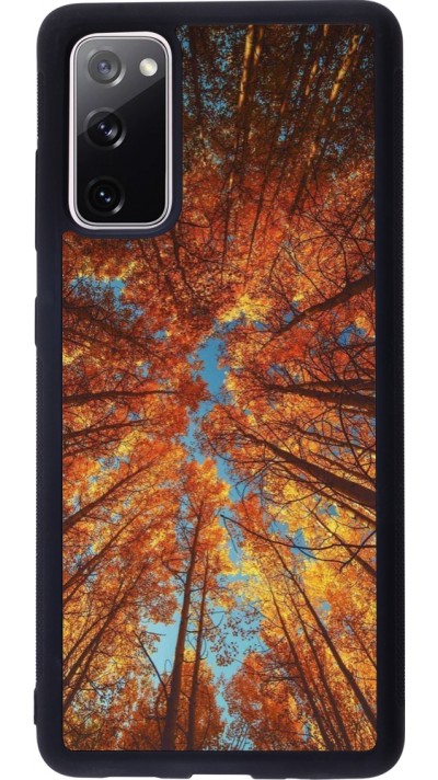 Samsung Galaxy S20 FE 5G Case Hülle - Silikon schwarz Autumn 25 Trees
