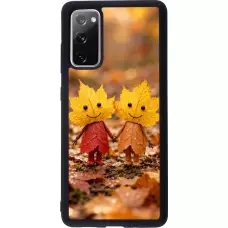 Coque Samsung Galaxy S20 FE 5G - Silicone rigide noir Autumn 26 Couple of leaves