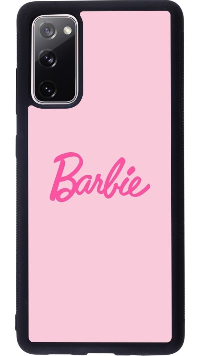 Samsung Galaxy S20 FE 5G Case Hülle - Silikon schwarz Barbie Text