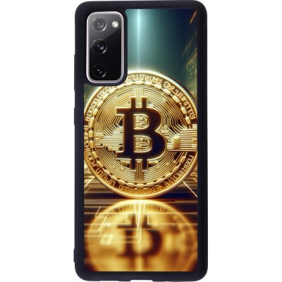 Samsung Galaxy S20 FE 5G Case Hülle - Silikon schwarz Bitcoin Stehen