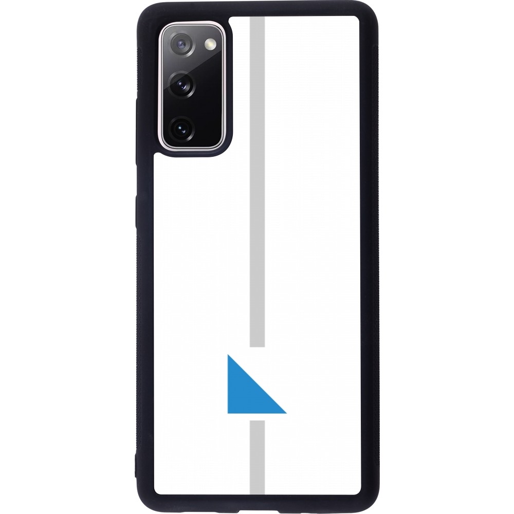 Coque Samsung Galaxy S20 FE 5G - Silicone rigide noir Canton ZH blanc