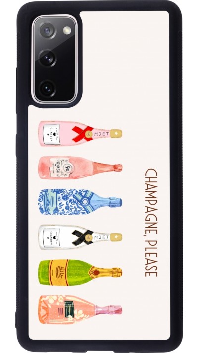 Samsung Galaxy S20 FE 5G Case Hülle - Silikon schwarz Champagne Please