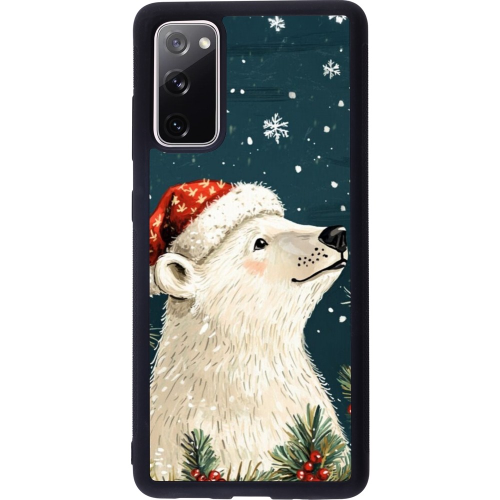 Coque Samsung Galaxy S20 FE 5G - Silicone rigide noir Christmas 25 Bear