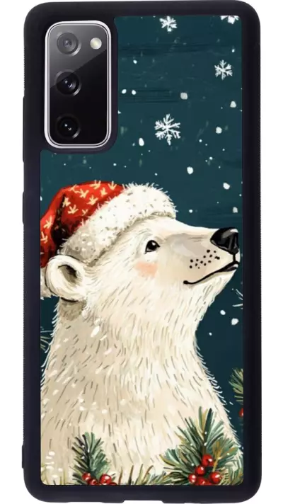 Coque Samsung Galaxy S20 FE 5G - Silicone rigide noir Christmas 25 Bear