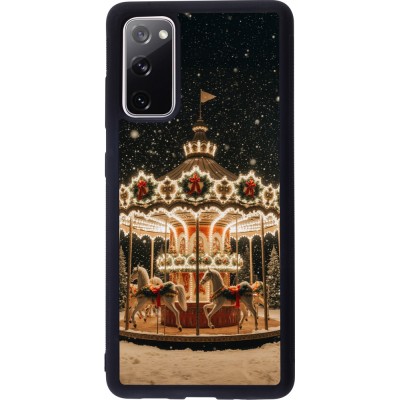 Samsung Galaxy S20 FE 5G Case Hülle - Silikon schwarz Christmas 25 Carousel