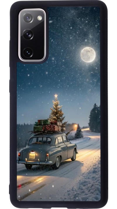 Samsung Galaxy S20 FE 5G Case Hülle - Silikon schwarz Christmas 25 Car with Tree Xmas