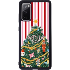 Coque Samsung Galaxy S20 FE 5G - Silicone rigide noir Christmas 25 Happy Holiday