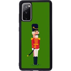 Coque Samsung Galaxy S20 FE 5G - Silicone rigide noir Christmas 25 Nutcracker Green