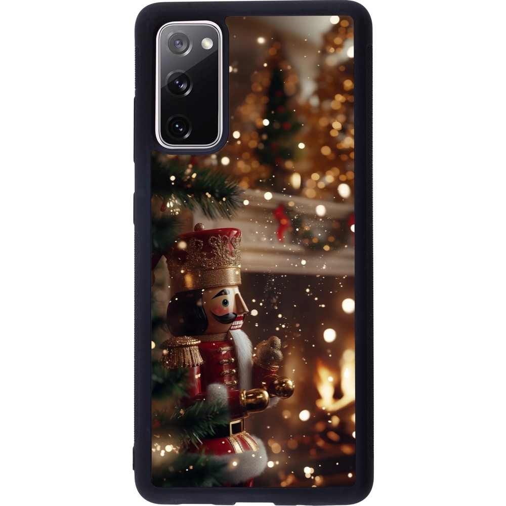 Samsung Galaxy S20 FE 5G Case Hülle - Silikon schwarz Christmas 25 Xmas Nutcracker