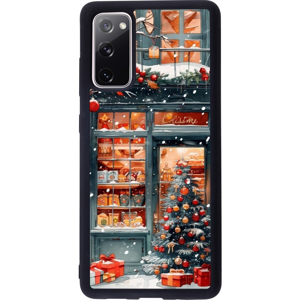 Coque Samsung Galaxy S20 FE 5G - Silicone rigide noir Christmas 25 Xmas Shop
