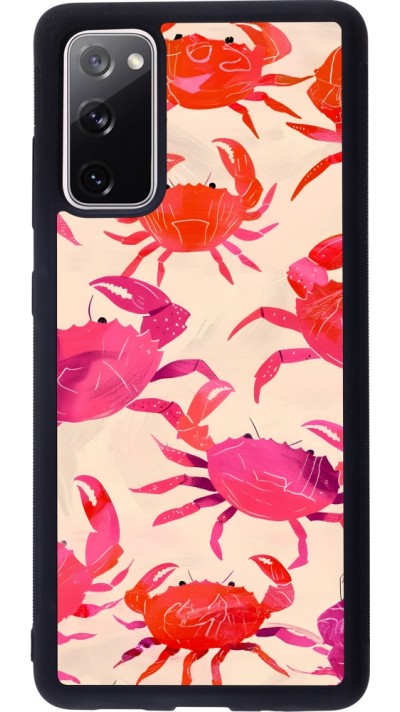 Samsung Galaxy S20 FE 5G Case Hülle - Silikon schwarz Crabs Paint
