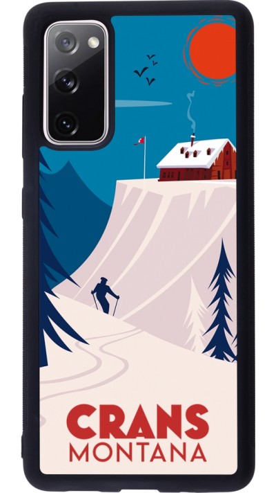Samsung Galaxy S20 FE 5G Case Hülle - Silikon schwarz Crans-Montana Cabane