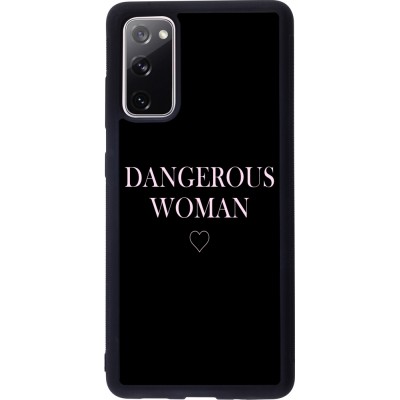 Coque Samsung Galaxy S20 FE - Silicone rigide noir Dangerous woman