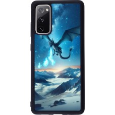 Samsung Galaxy S20 FE 5G Case Hülle - Silikon schwarz Drache nächtliche Berg