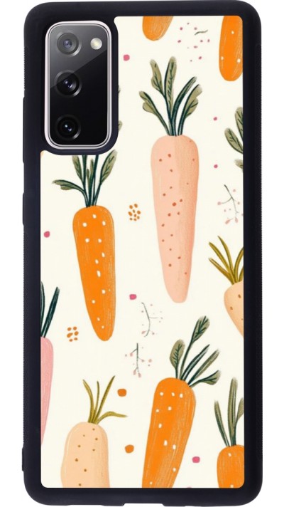 Samsung Galaxy S20 FE 5G Case Hülle - Silikon schwarz Easter 2026 Illustration carrots