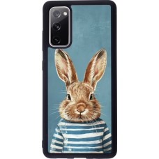 Samsung Galaxy S20 FE 5G Case Hülle - Silikon schwarz Easter 2026 Rabbit navy
