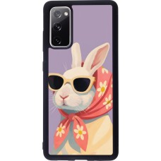 Samsung Galaxy S20 FE 5G Case Hülle - Silikon schwarz Easter 2026 Rabbit with scarf
