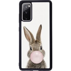 Samsung Galaxy S20 FE 5G Case Hülle - Silikon schwarz Easter 2023 bubble gum bunny