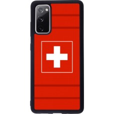 Hülle Samsung Galaxy S20 FE - Silikon schwarz Euro 2020 Switzerland
