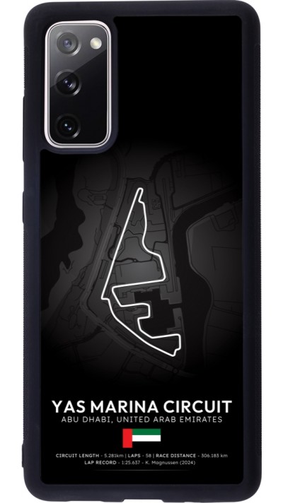 Coque Samsung Galaxy S20 FE 5G - Silicone rigide noir F1 Track 2025 Abu Dhabi
