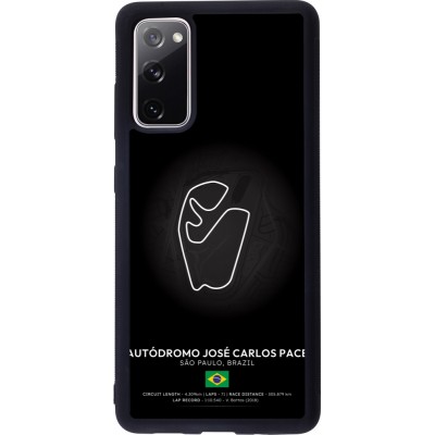 Samsung Galaxy S20 FE 5G Case Hülle - Silikon schwarz F1 Track 2025 Brazil