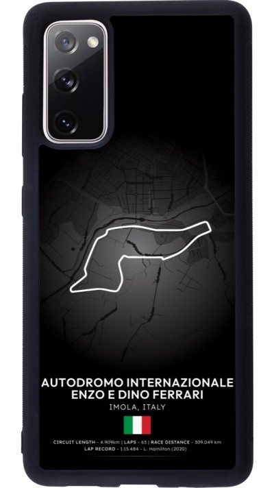 Coque Samsung Galaxy S20 FE 5G - Silicone rigide noir F1 Track 2025 Emilia-Rogmana