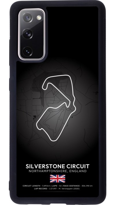 Coque Samsung Galaxy S20 FE 5G - Silicone rigide noir F1 Track 2025 Great Britan