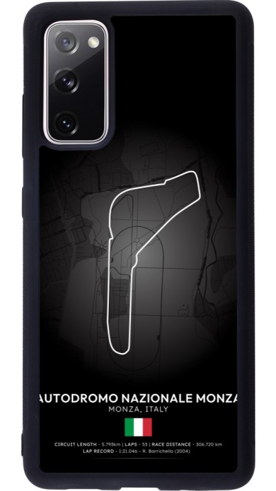Coque Samsung Galaxy S20 FE 5G - Silicone rigide noir F1 Track 2025 Italy