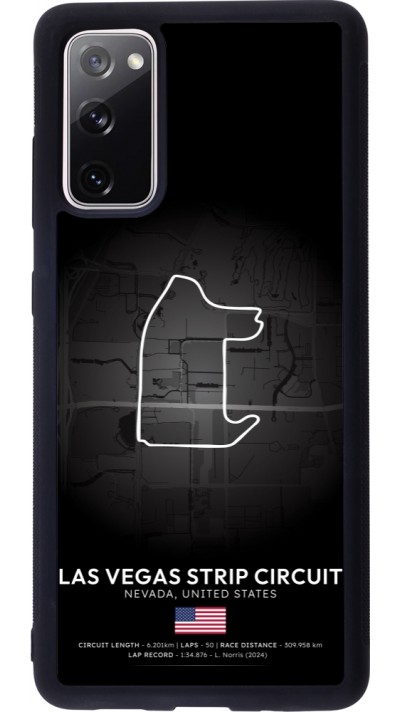 Coque Samsung Galaxy S20 FE 5G - Silicone rigide noir F1 Track 2025 Las Vegas