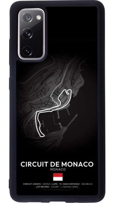 Coque Samsung Galaxy S20 FE 5G - Silicone rigide noir F1 Track 2025 Monaco