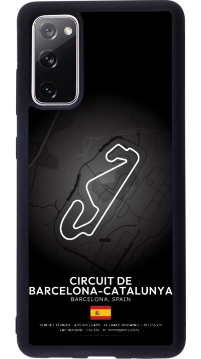 Coque Samsung Galaxy S20 FE 5G - Silicone rigide noir F1 Track 2025 Spain