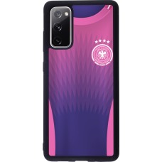 Samsung Galaxy S20 FE 5G Case Hülle - Silikon schwarz Deutschland Away personalisierbares Fussballtrikot
